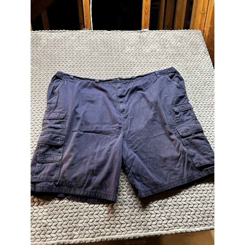 Boulder Creek Cargo Shorts Mens 62 Big Navy Utility Work Casual Pockets